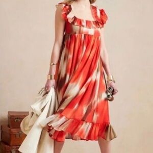 Banana Republic Milkmaid Fairy midi dress L